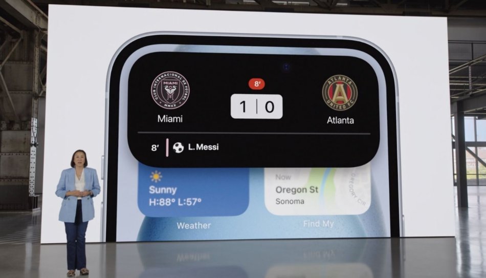 El nombre de Lionel Messi apareció en la presentación del nuevo iPhone 15- El nombre de Lionel Messi apareció en la presentación del nuevo iPhone 15