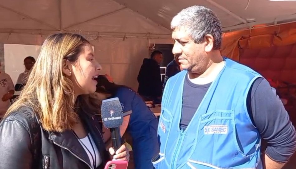 Peregrinó durante 14 días desde Bolivia y debió ser atendido por el Samec- Peregrinó durante 14 días desde Bolivia y debió ser atendido por el Samec