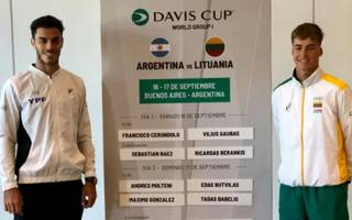 Francisco Cerúndolo abre la serie de Copa Davis ante Lituania