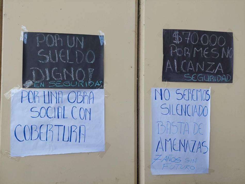 Orán: personal de Seguridad del hospital reclama aumento de sueldo