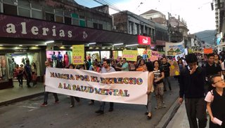 Marcha en defensa de la salud mental en Jujuy