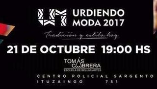 Estudiantes del Tomás Cabrera ultiman detalles para el desfile Urdiendo Moda 2017