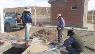 Normalizaron el servicio de agua potable domiciliaria