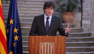 El destituido presidente de Cataluña le pide a Europa que “reaccione, que haga algo”