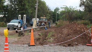 La obra más esperada en finca El Mollar: ya tienen agua potable