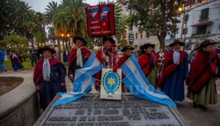 Quieren una plazoleta a Güemes, en plaza Belgrano