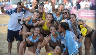 Las Chicas Del Beach Handball Ganaron El Oro