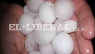 En menos de 12 horas, dos tormentas con granizo azotaron a Santiago del Estero