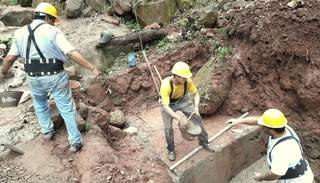Construyen nueva toma de agua en Pampichuela