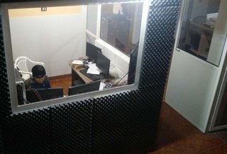 Imposición de nombre al estudio de FM Abra Pampa