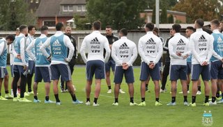 La Selección argentina entrenó en Alemania
