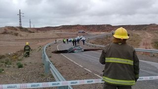 Un auto fue