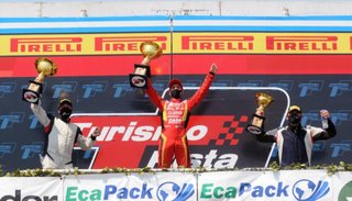 Podio para Francisco Coltrinari en el Gálvez