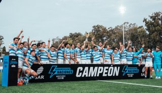 Argentina XV goleó a Uruguay y se coronó en el Sudamericano