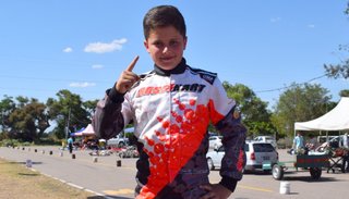 Mateo Vuyovich es el campeón en karting junior
