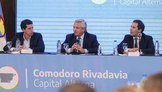 Un intendente incomodó a Alberto Fernández en plena reunión de gabinete en Chubut
