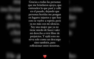 La China Suárez rompió el silencio