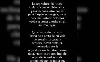 La China Suárez rompió el silencio