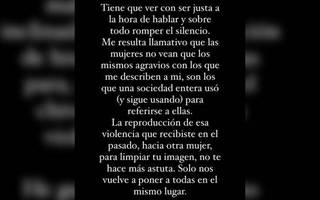 La China Suárez rompió el silencio