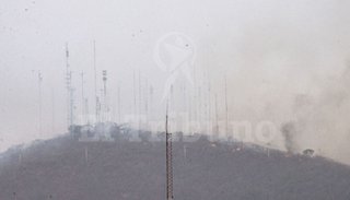 VIDEO: Se vivieron momentos dramáticos por el avance del fuego en el cerro 20 de Febrero