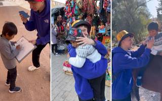 Nico Voutrinas, el tiktoker que hace regalos a sus seguidores y se emocionó con los deseos de los niños de Jujuy 