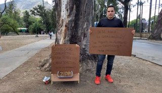 Creó un comedor comunitario para perros de la calle