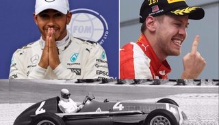 Hamilton y Vettel hablan del mítico Fangio