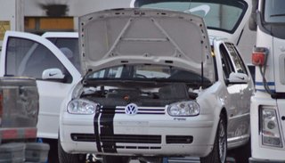 40 kilogramos de cocaína ocultos en un automóvil