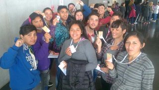 Jóvenes del Secundario N° 53 participaron del encuentro cinematográfico