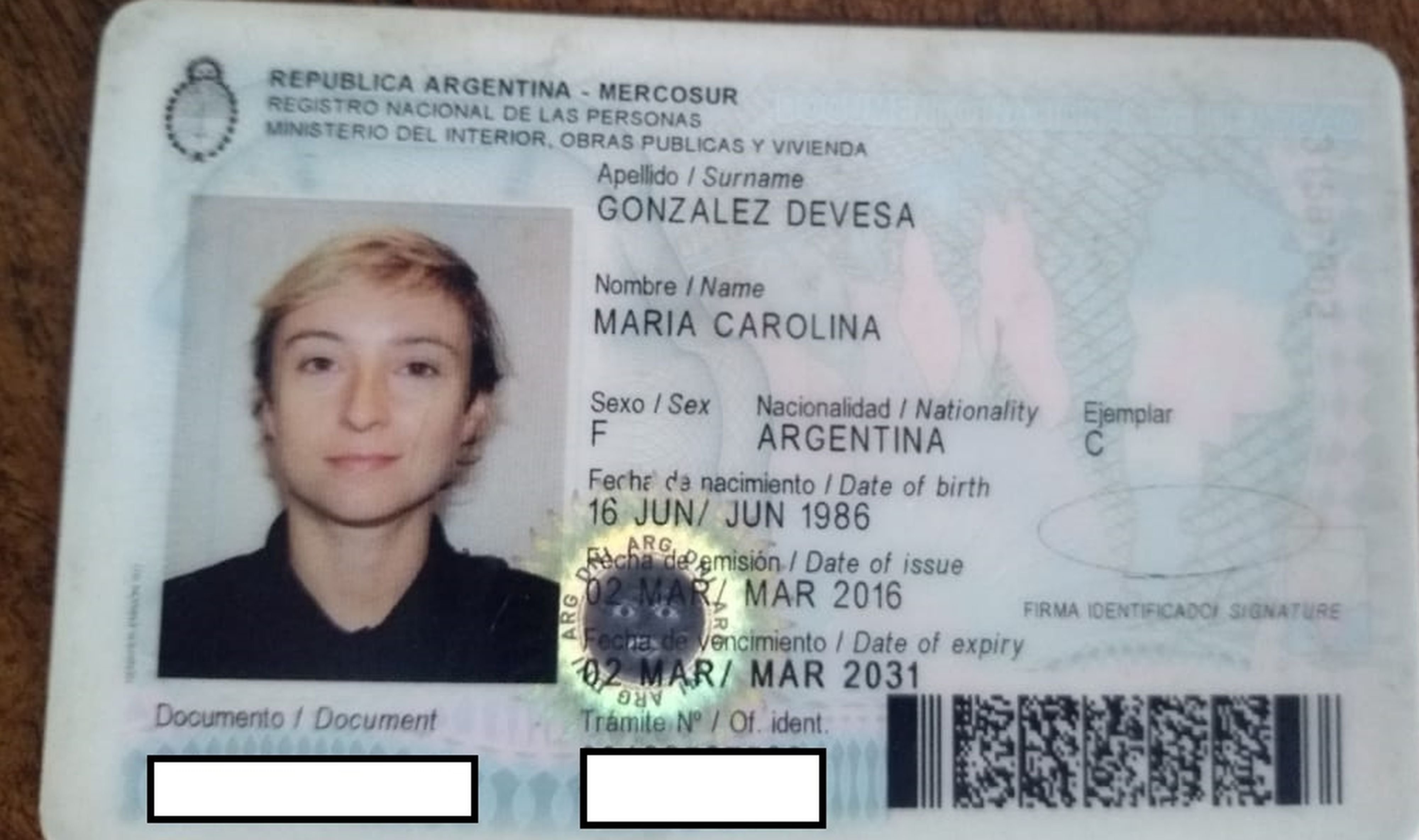 паспорт гражданина аргентины