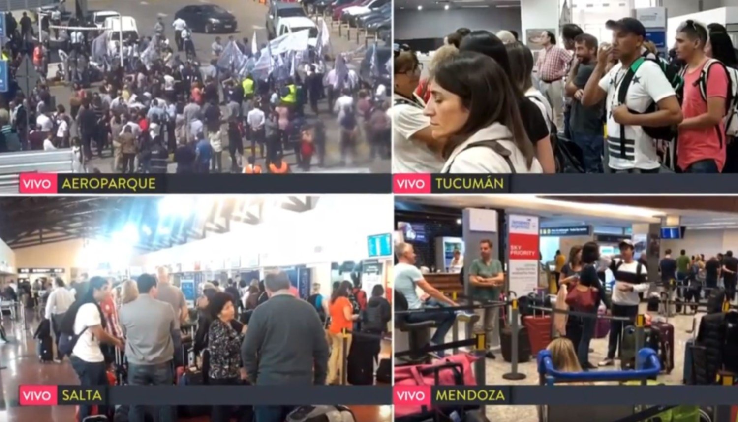 Hay unos 15.000 pasajeros aéreos varados en Argentina - Internacionales Hay unos 15.000 pasajeros aéreos varados en Argentina - Internacionales