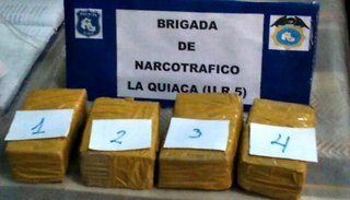 Policía incauta dos kilos de cocaína