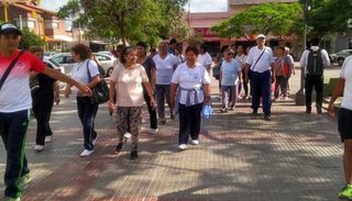 Actividad física con adultos