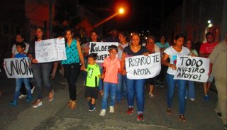 En Rosario de la Frontera marcharon para apoyar al diputado imputado por robo