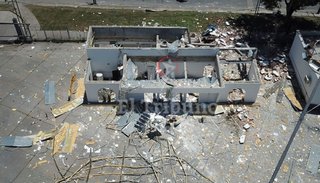 Desde un dron te mostramos cómo quedó el lugar de la explosión en el CCM