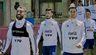 La Selección argentina entrenó por primera vez en Mallorca