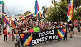 VIDEO. Masiva marcha en apoyo a Evo Morales en Jujuy