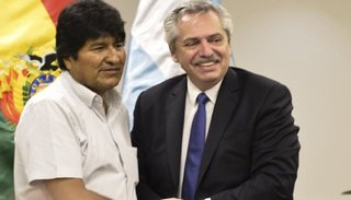 Alberto Fernández cuestionó a EE UU por su postura sobre Bolivia
