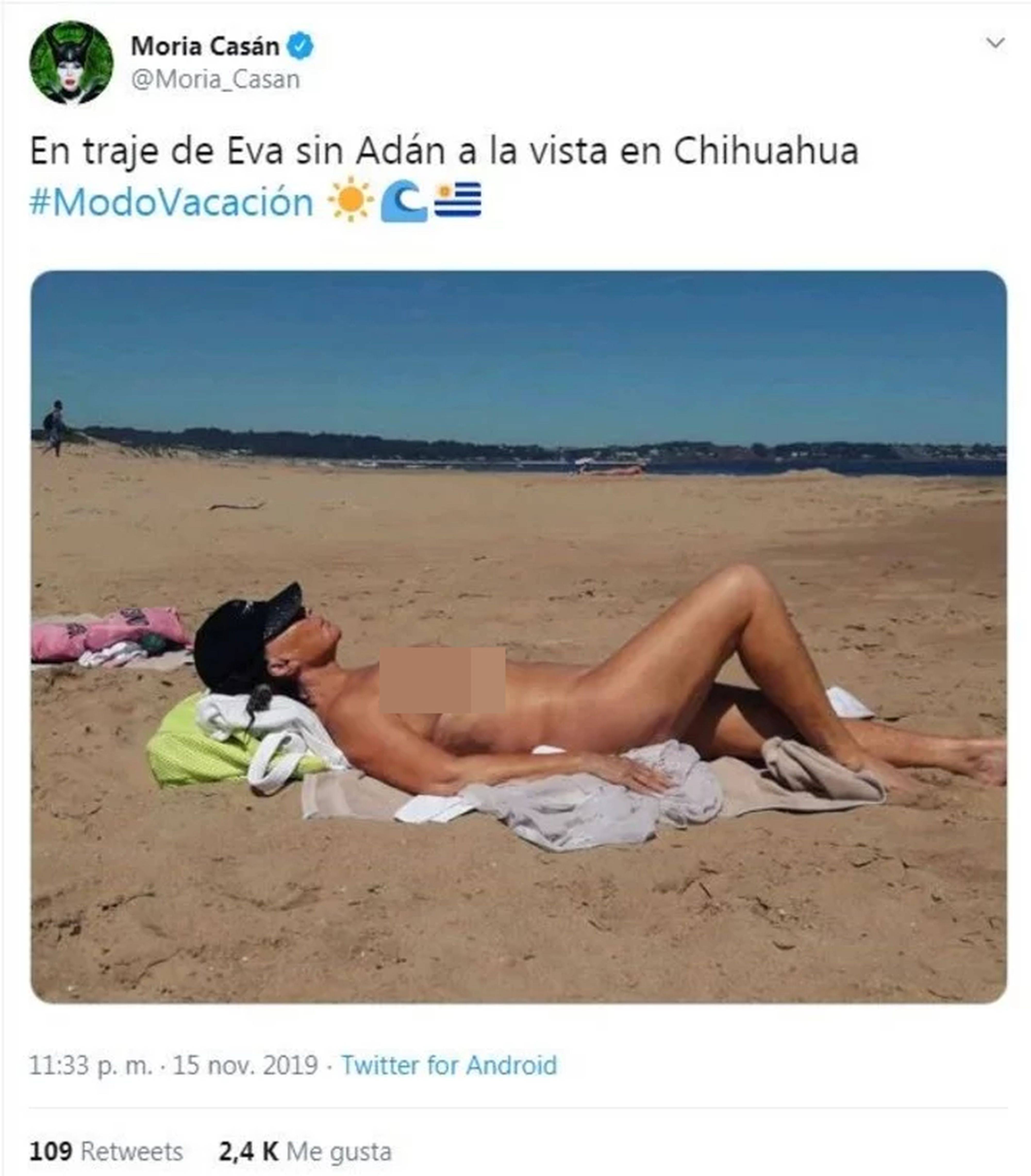 VIDEO Al borde de la censura, Moria Casán se mostró desnuda nadando en una  piscina del hotel