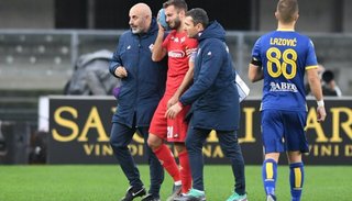Pezzella se fracturó otra vez la mandíbula y será operado