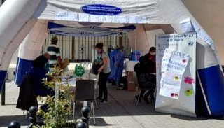 Covid 19: hoy funcionan cuatro vacunatorios móviles en la ciudad de Salta