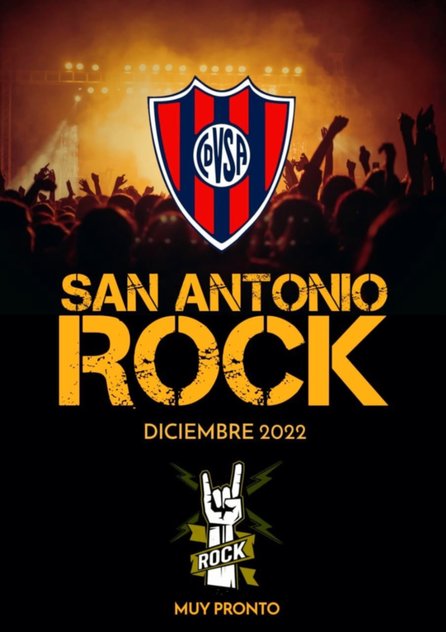 En diciembre próximo llega el “San Antonio rock”