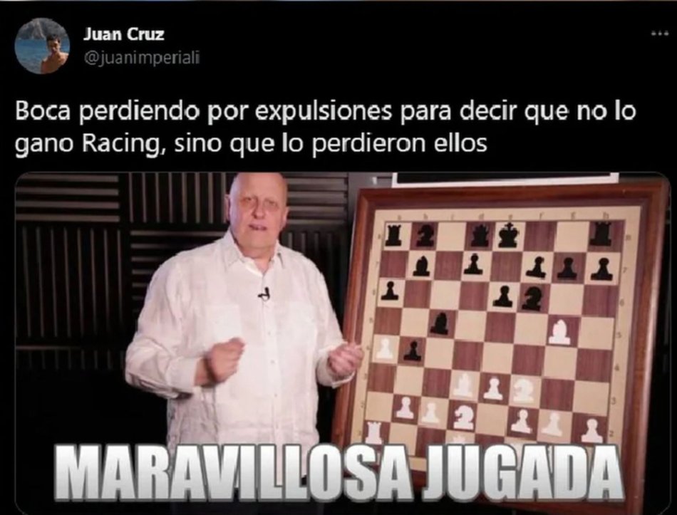 Los memes de Racing campeón ante Boca, no tardaron en salir
