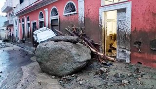 Ocho muertos por un deslizamiento de tierras en la isla italiana de Isquia