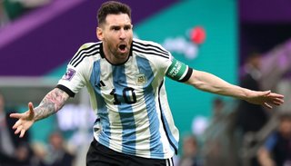 Messi igualó la marca de partidos en mundiales de Maradona