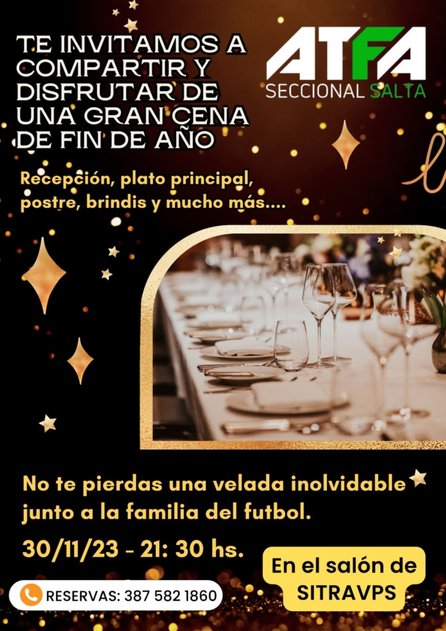 La Asociación de Técnicos de Salta prepara una gran fiesta de fin de año- La Asociación de Técnicos de Salta prepara una gran fiesta de fin de año
