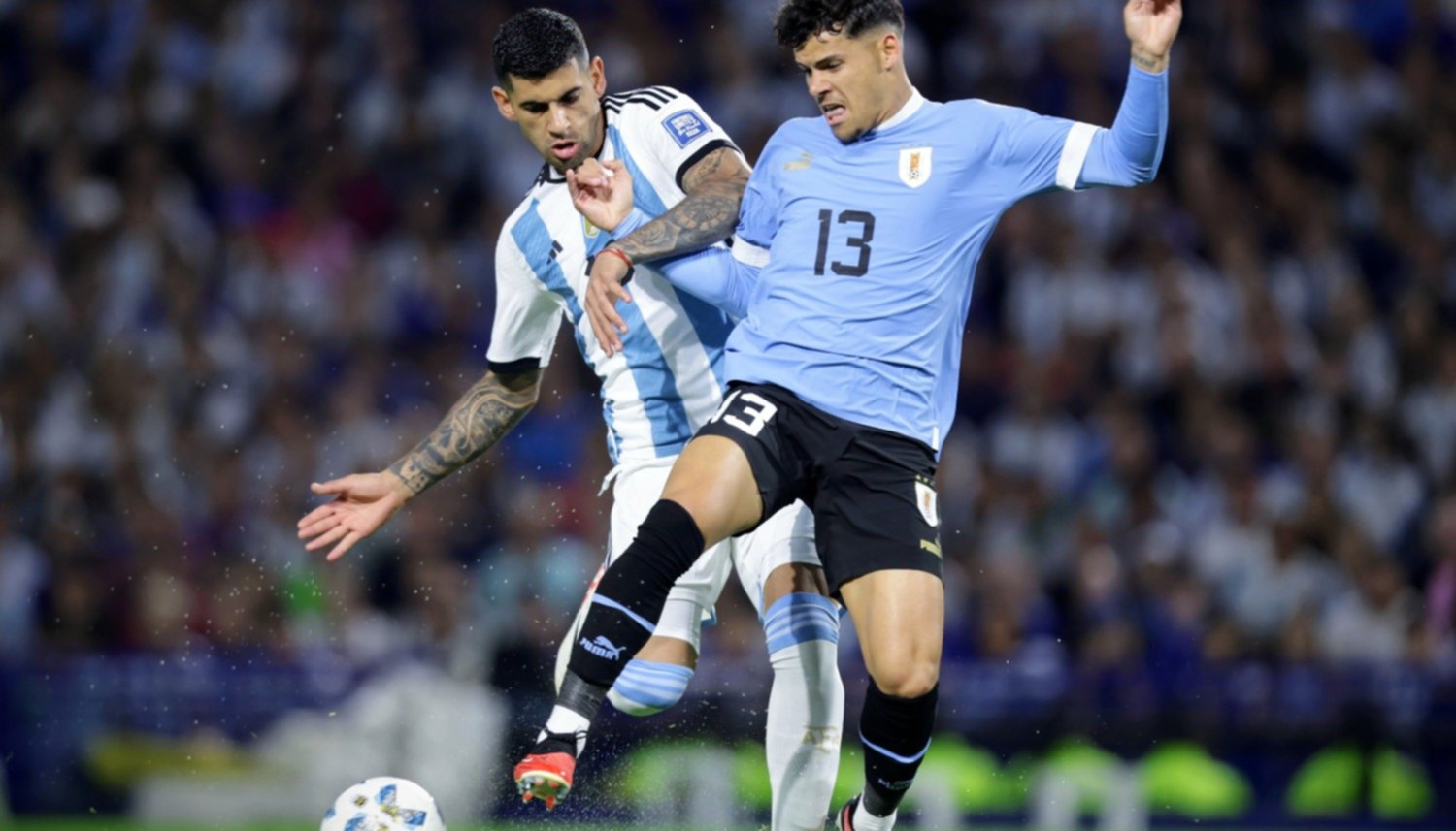 VIDEO) Los goles de Araújo y Darwin Núñez para Uruguay contra la Selección  Argentina - TyC Sports