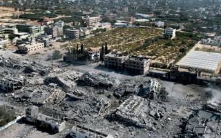 Bombardeos: la destrucción de Al Zahra, el barrio más bonito de Gaza