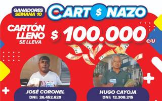 GANADORES DE LA SEMANA 10