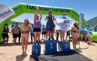 Podios jujeños en la fecha del Regional de aguas abiertas